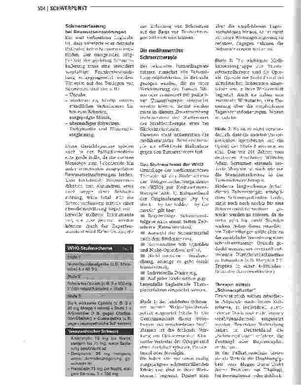 Vorschauseite 3: Gemeinsam gegen den Schmerz