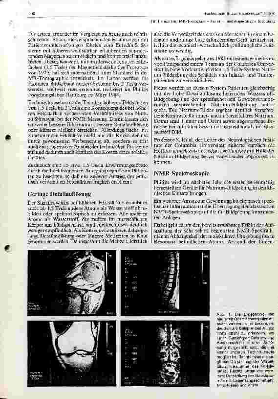 Vorschauseite 2: MR - Tomograph - Funktion und Diagnostische Bedeutung