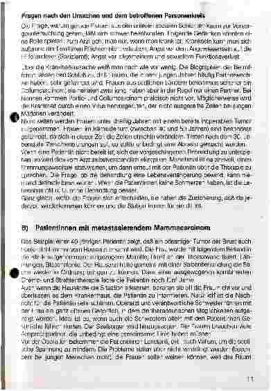 Vorschauseite 3: Pflege und Betreuung Krebskranker im stationären Bereich