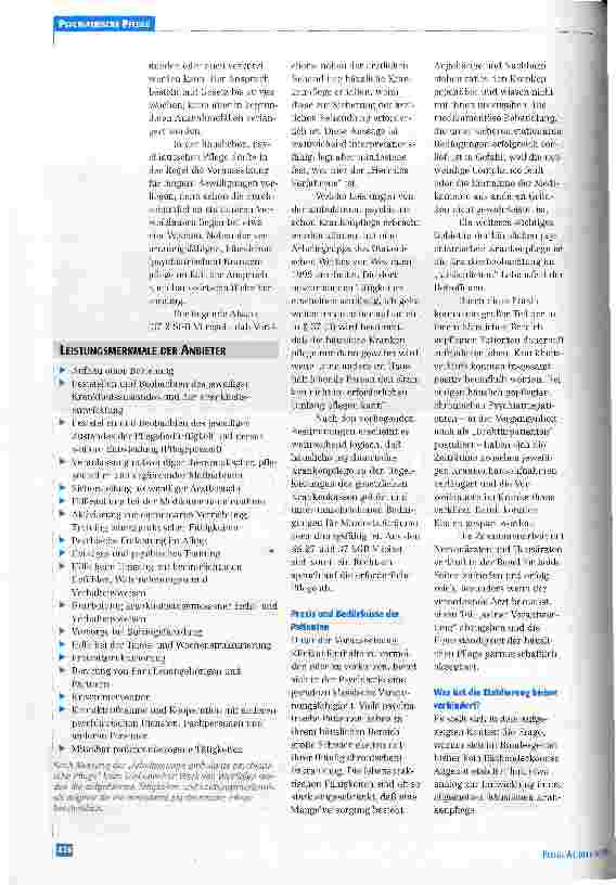 Vorschauseite 2: Häusliche Psychiatrische Krankenpflege