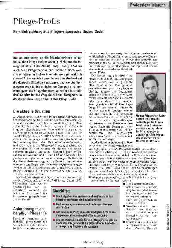 Vorschauseite 1: Pflege-Profis