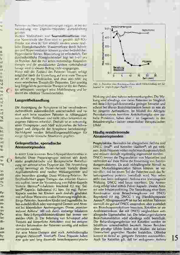 Vorschauseite 4: Medikamentöse Therapie des Asthma bronchiale