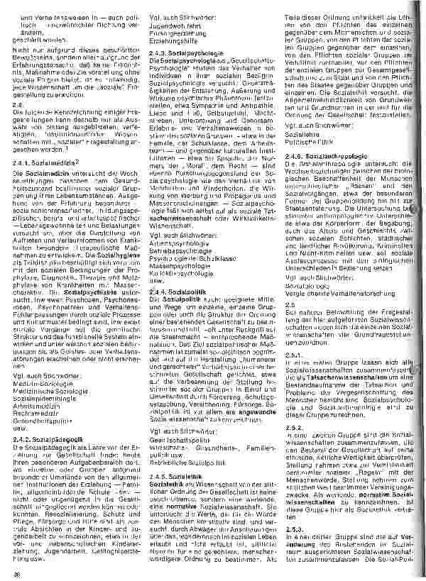 Vorschauseite 2: Sozialwissenschaftliche Aspekte 9. Folge: Unterrichtseinheit: Die Soziologie im Kontext der Sozialwissenschaften