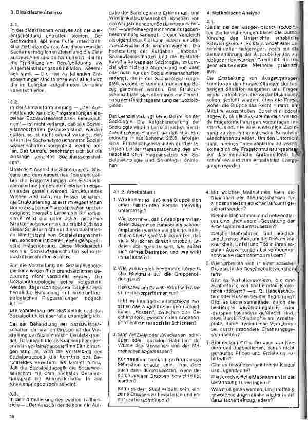 Vorschauseite 4: Sozialwissenschaftliche Aspekte 9. Folge: Unterrichtseinheit: Die Soziologie im Kontext der Sozialwissenschaften