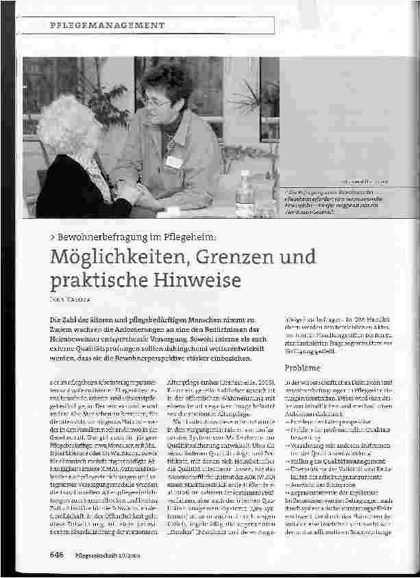 Vorschauseite 1: Möglichkeiten, Grenzen und praktische Hinweise