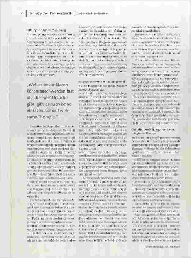 Vorschauseite 2: Kein Befund und trotzdem krank