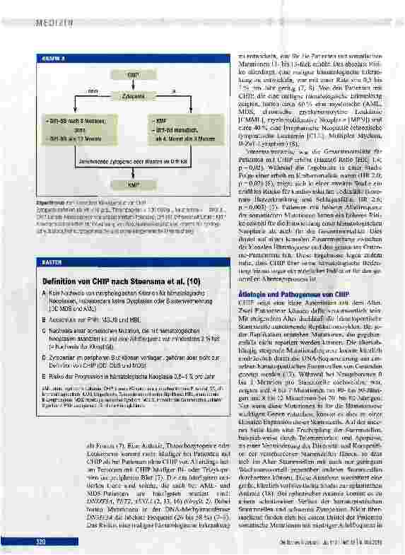 Vorschauseite 4: Klonale Hämatopoese von unbestimmtem Potenzial