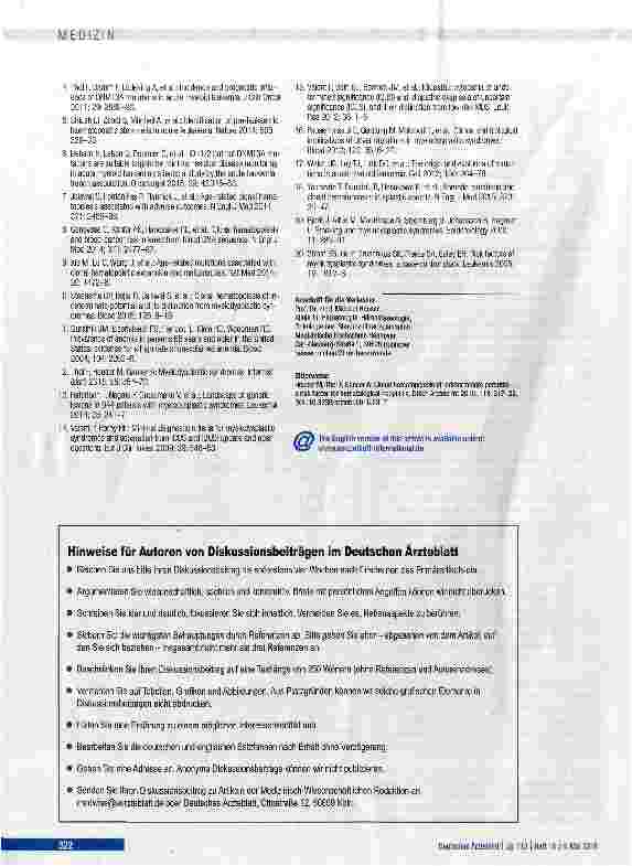 Vorschauseite 6: Klonale Hämatopoese von unbestimmtem Potenzial