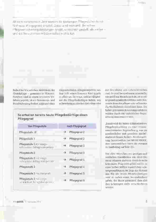 Vorschauseite 2: So funktioniert die Pflegereform