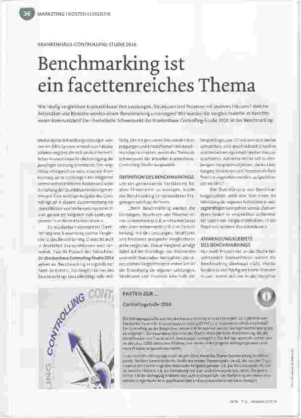 Vorschauseite 1: Benchmarking ist ein facettenreiches Thema
