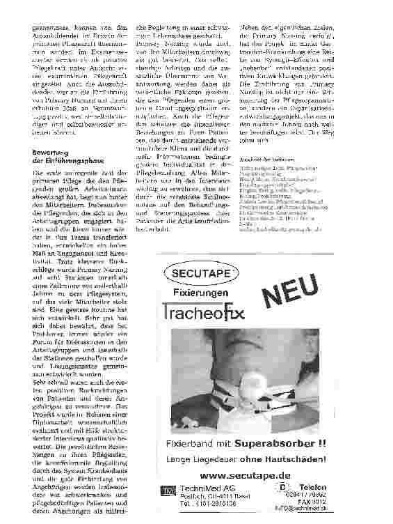 Vorschauseite 4: Primary Nursing - Lohnt sich der Aufwand?