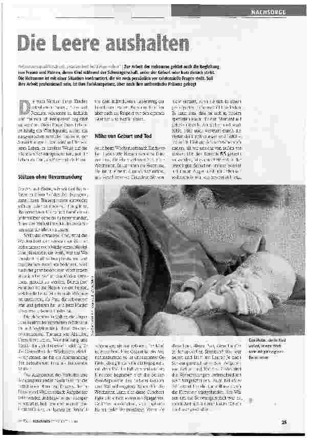 Vorschauseite 1: Die Leere aushalten