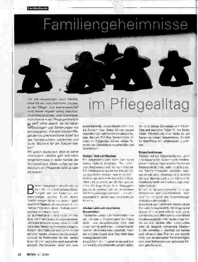 Vorschauseite 1: Familiengeheimnisse im Pflegealltag