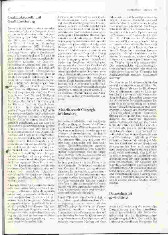 Vorschauseite 2: Computer in der Medizin: Ein unverzichtbares Organisations-und Rationalisierungsinstrument in Klinik und Praxis