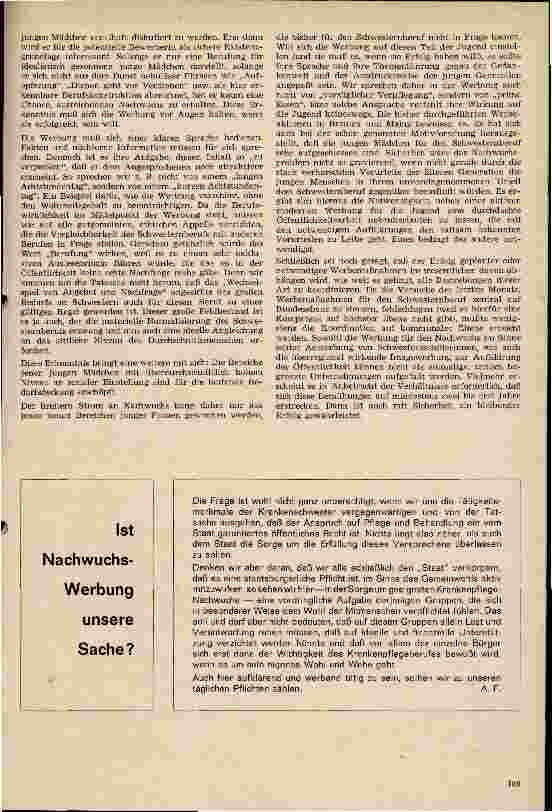 Vorschauseite 2: Schwesternwerbung im Licht der modernen Werbe-Psychologie
