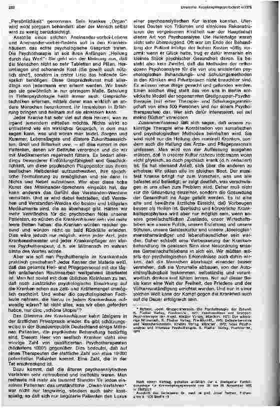 Vorschauseite 4: Psychologische Faktoren beim Erkranken, Pflegen und Heilen des Menschen