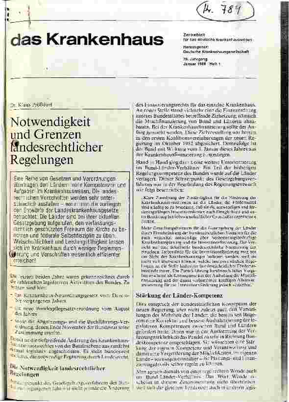 Vorschauseite 1: Notwendigkeit und Grenzen landesrechtlicher Regelungen