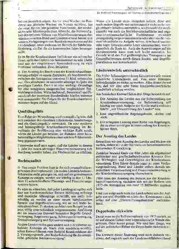 Vorschauseite 2: Notwendigkeit und Grenzen landesrechtlicher Regelungen