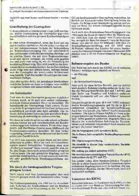 Vorschauseite 5: Notwendigkeit und Grenzen landesrechtlicher Regelungen