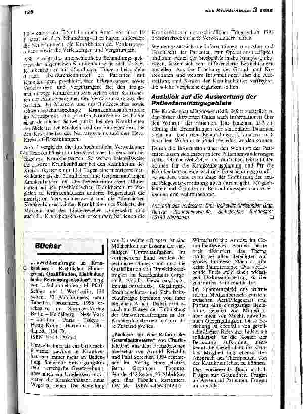 Vorschauseite 4: Ergebnisse der Krankenhausdiagnosestatistik Ausgewählte Ergebnisse der Krankenhausdiganosestatistik 1993 nach Krankenhausträgern