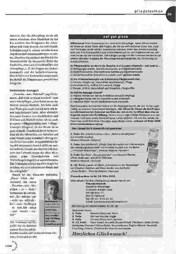 Vorschauseite 2: Im Herzen der Pflege