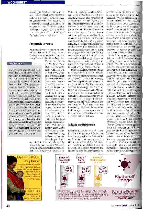 Vorschauseite 3: Baby Blues, Depression oder Psychose?