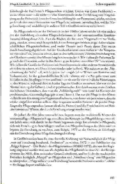 Vorschauseite 3: Schwerpunkt: Nürnberger PflegekongressPflegeforschung: Fortschritte und Herausforderungen