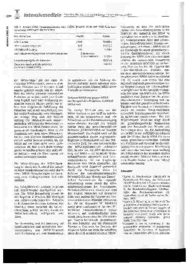Vorschauseite 6: Multiresistente Erreger in der Intensivmedizin- Neue Wege zur Bekämpfung am Beispiel von MRSA -