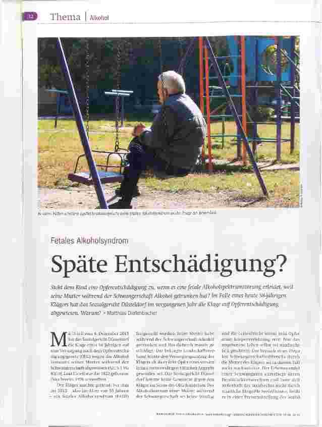Vorschauseite 1: Späte Entschädigung?