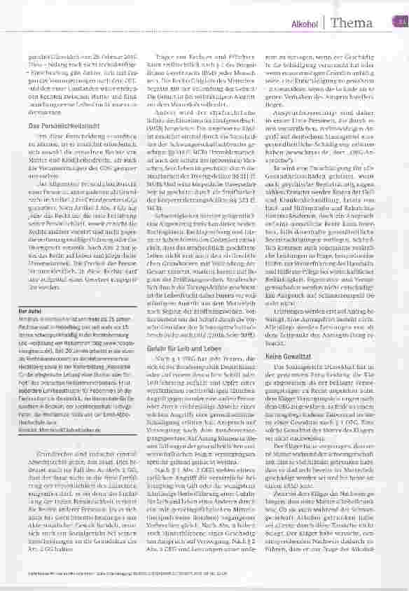Vorschauseite 2: Späte Entschädigung?