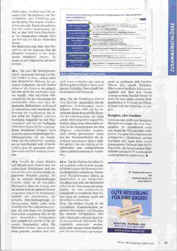 Vorschauseite 3: Erfolgreich in die Fusion