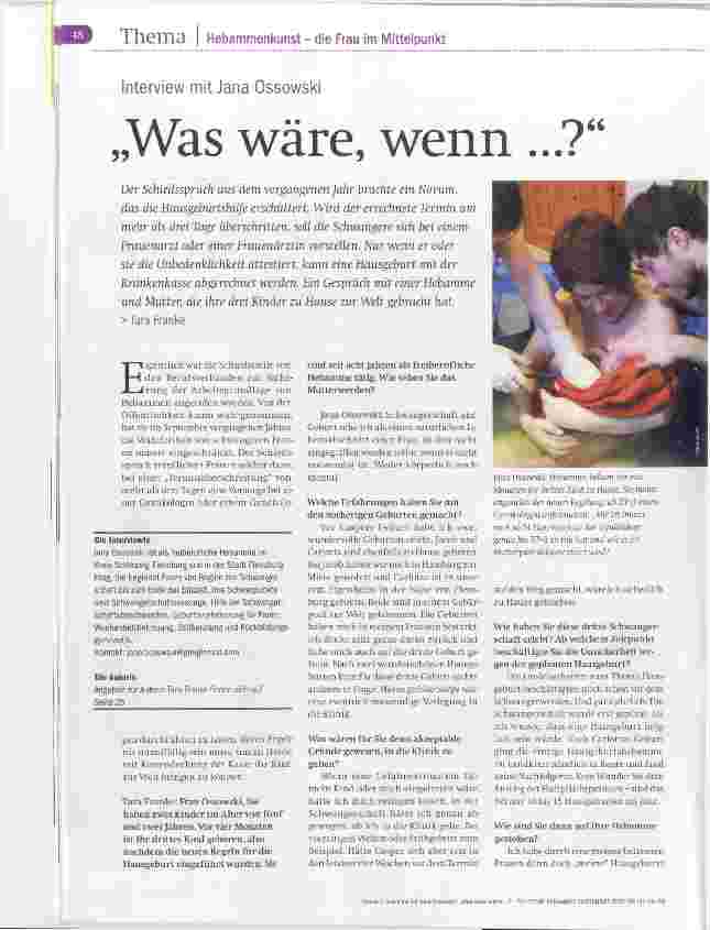 Vorschauseite 1: Was wäre, wenn...?