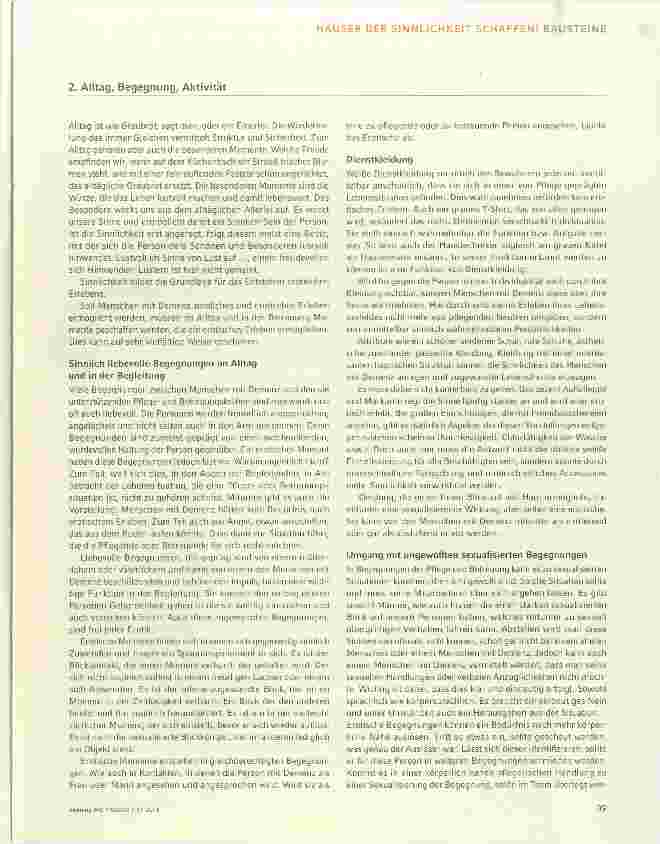 Vorschauseite 4: Häuser der Sinnlichkeit schaffen! Wie können Heime sinnlicher und erotischer werden?