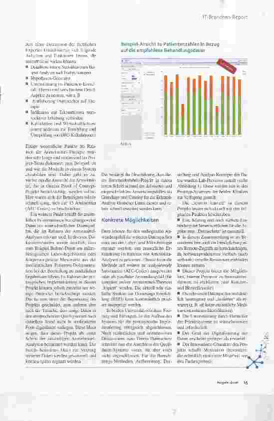 Vorschauseite 2: Projekt i: IT-gestützter Arzneimitteleinsatz Echtzeit-Ratgeber