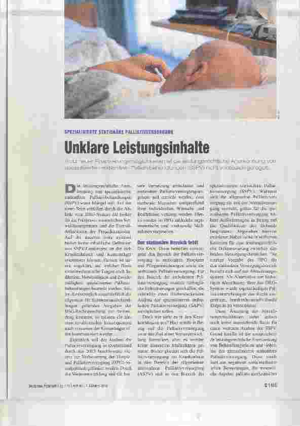 Vorschauseite 1: Unklare Leistungsinhalte