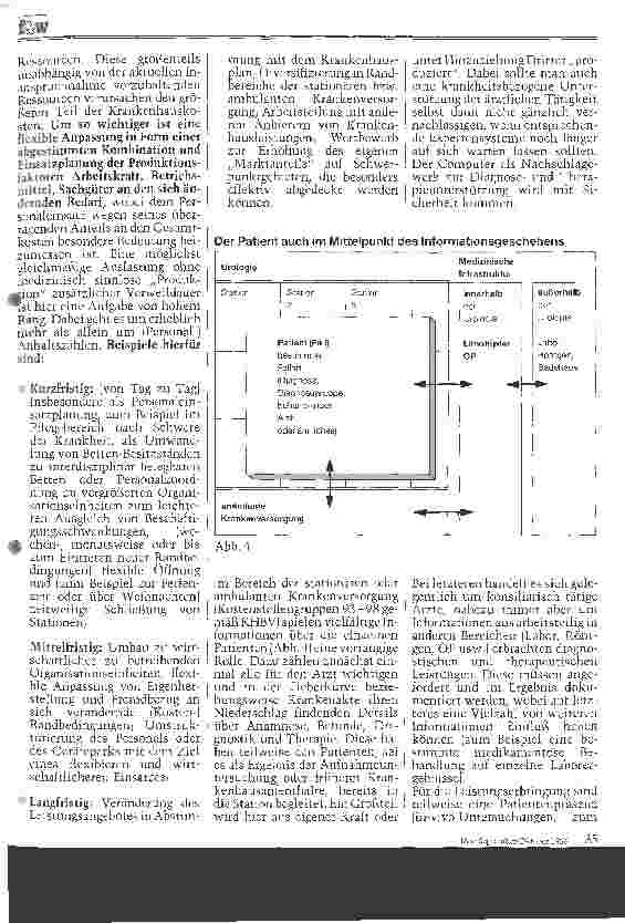 Vorschauseite 4: EDV im Krankenhaus Grundsätzliche Überlegungen zu einer Neuordnung