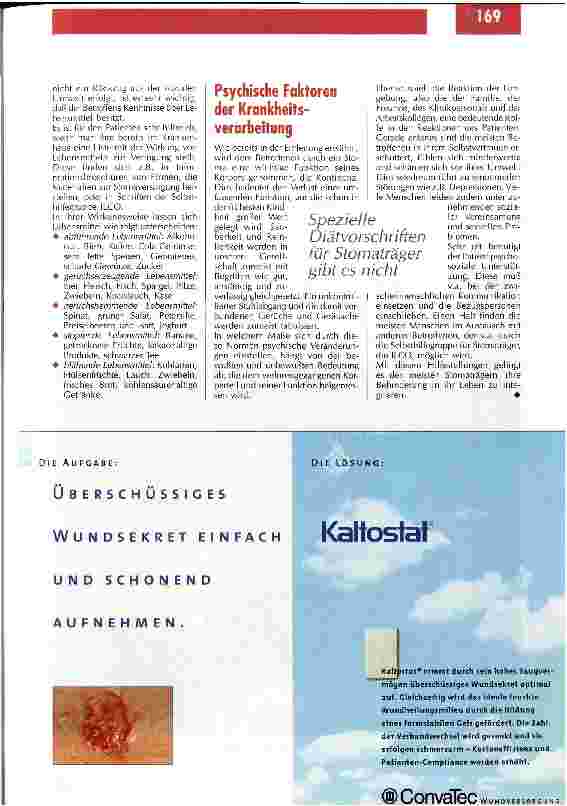 Vorschauseite 4: Durch umfassende Schulung wird die soziale Isolation vermieden Pflege bei Patienten mit Colooder Ileostomie