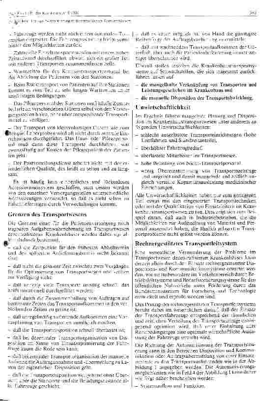 Vorschauseite 2: Transport- Optimierung in dezentralisierten Krankenhäusern