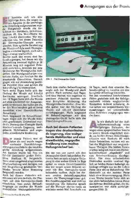 Vorschauseite 2: Effektive Therapie pflegeintensiver chronischer Wunden mit gepulster elektrischer Stimulation