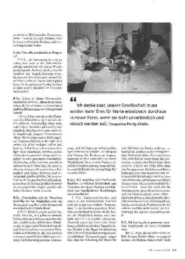 Vorschauseite 3: Jung und Alt in einer sich wandelnden Gesellschaft