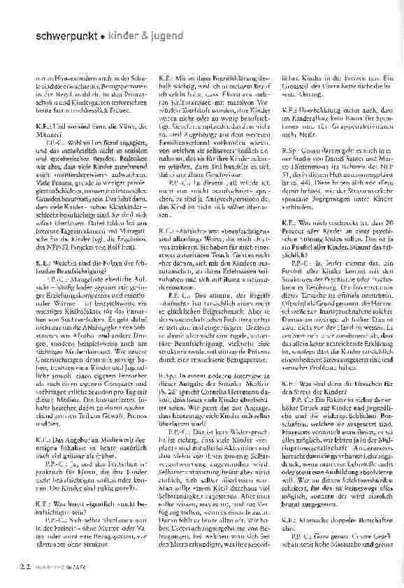Vorschauseite 4: Jung und Alt in einer sich wandelnden Gesellschaft
