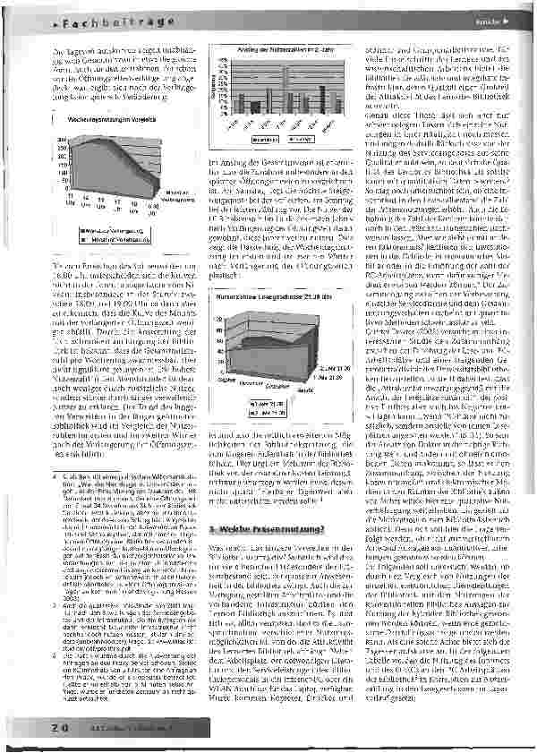 Vorschauseite 3: Nutzungsanalyse der hybriden Bibliothek