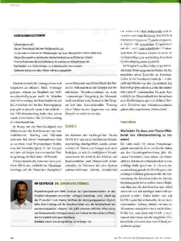 Vorschauseite 2: Vibrationstraining als Alternative für Seniorinnen?