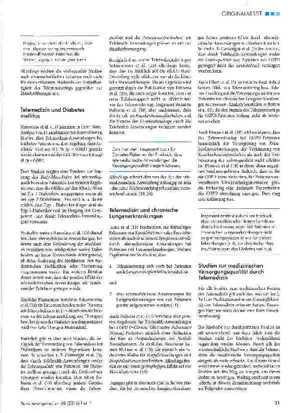 Vorschauseite 2: Telemedizin bei Herzinsuffizienz, Diabetes mellitus und chronischen Lungenerkrankungen