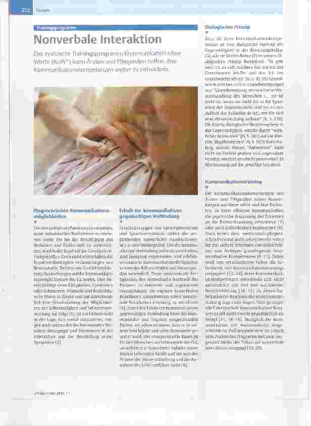 Vorschauseite 1: Nonverbale Interaktion