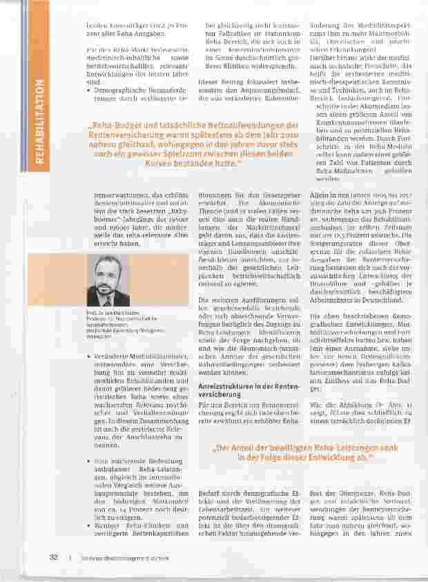 Vorschauseite 2: Müssen Rahmenbedingungen verändert werden?