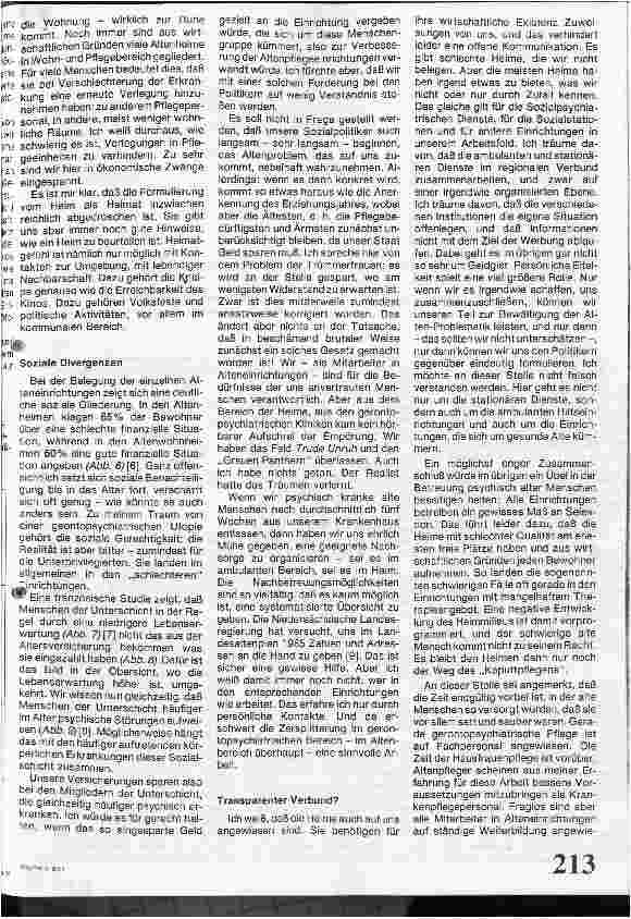 Vorschauseite 4: Betreuung psychisch kranker Alter/ Möglichkeiten und Wirklichkeit