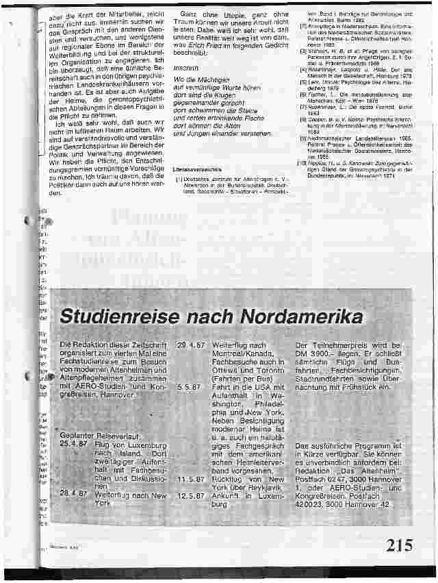 Vorschauseite 6: Betreuung psychisch kranker Alter/ Möglichkeiten und Wirklichkeit