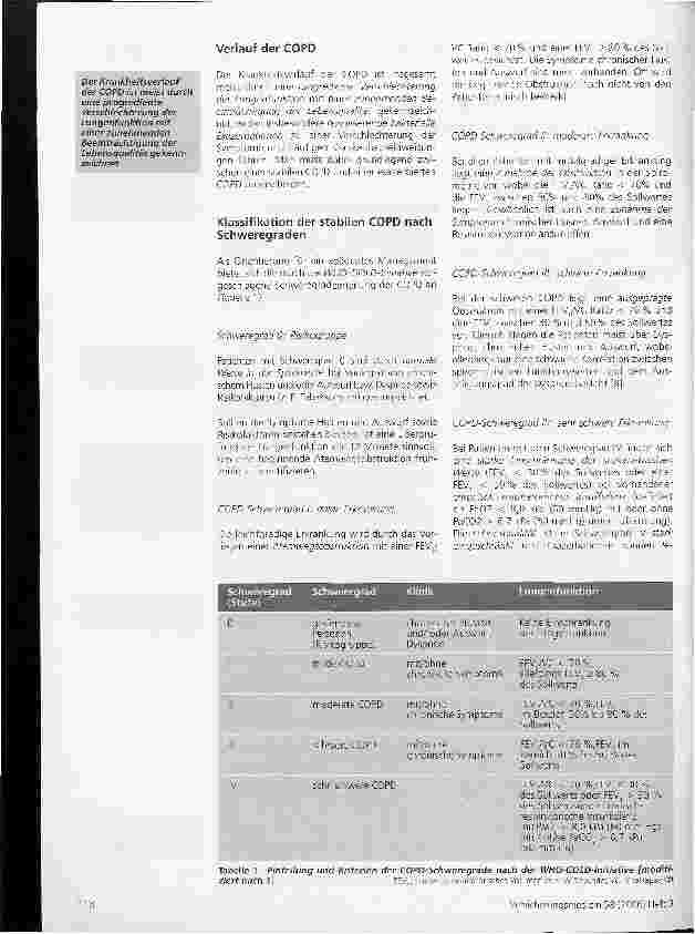 Vorschauseite 3: COPD - die chronisch obstruktive Lungenerkrankung und ihre Auswirkungen auf den Organismus