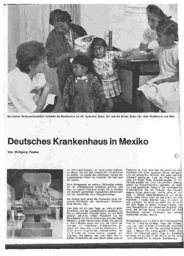 Vorschauseite 1: Deutsches Krankenhaus in Mexiko